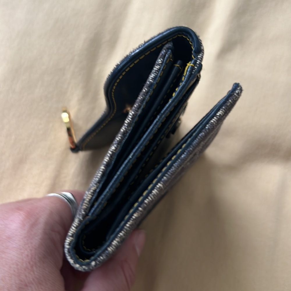 🔥DIOR saddle denim compact wallet vintage - Picture 10 of 12